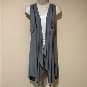 POL lightweight duster vest
